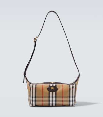 Burberry Check canvas shoulder bag | Burberry