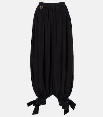 Silk crêpe de chine balloon pants | Chloé