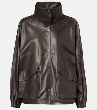 Chaqueta anorak de piel | Nour Hammour