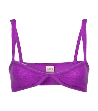 Bralette Eda in cashmere | Khaite