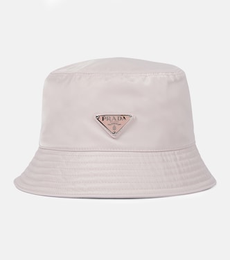 Cappello da pescatore in nylon con logo | Prada