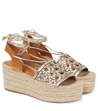 Alpargatas de piel con plataforma | Tory Burch