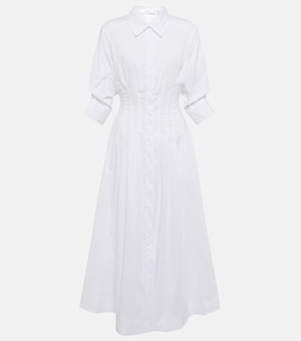 Jazz cotton-blend poplin shirt dress | Simkhai