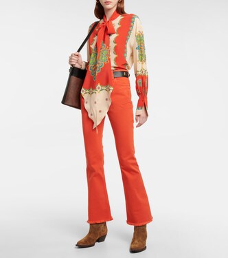 Schluppenbluse aus Seide | Etro