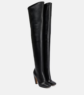 Botas mosqueteras de piel | Bottega Veneta