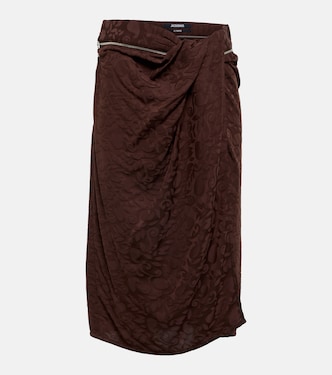 Falda wrap La Jupe Bodri estampada | Jacquemus