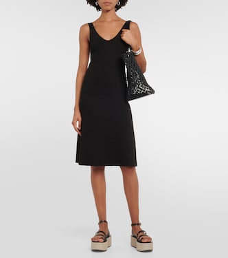 Ribbed scoop-neck midi dress | Vince