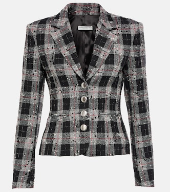 Blazer droit en tweed | Alessandra Rich