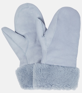 Muffole in pelle con shearling | Yves Salomon