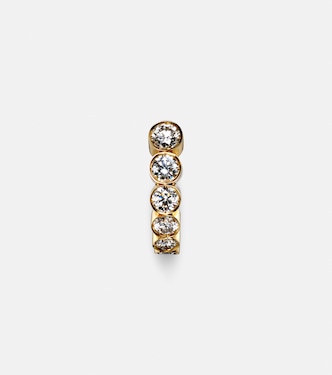 Orecchino singolo Boucle Ensemble Petite in oro 18kt con diamanti | Sophie Bille Brahe