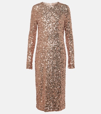 Vestido midi con lentejuelas | Dolce&Gabbana