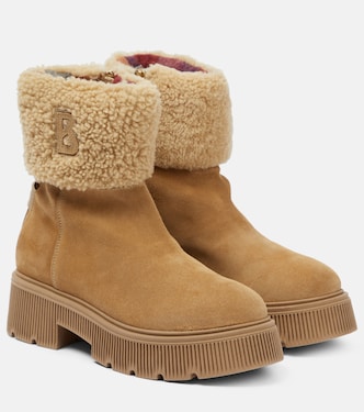 Ankle Boots Turin aus Veloursleder mit Shearling | Bogner