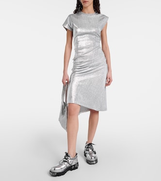 x New Rock - Sneakers in pelle metallizzata | Rabanne