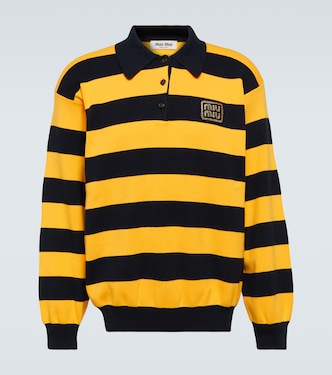 Polopullover aus einem Baumwollgemisch | Miu Miu