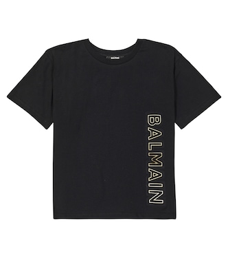 Bedrucktes T-Shirt aus Baumwoll-Jersey | Balmain Kids
