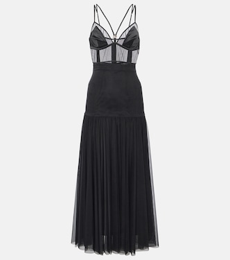 Panelled bustier midi dress | Dolce&Gabbana