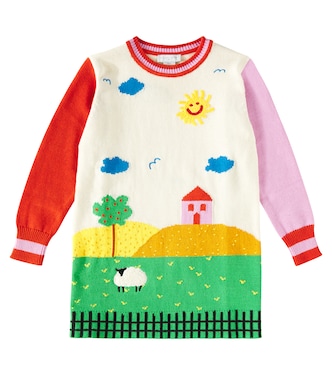 Abito in maglia di cotone e lana | Stella McCartney Kids