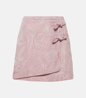 Falda envolvente en jacquard | Ganni