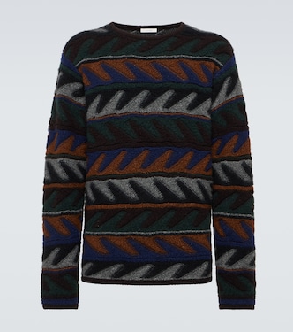 Bakou intarsia cashmere and silk sweater | The Row