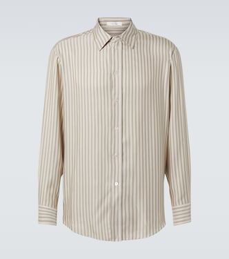 Luigi striped silk shirt | The Row