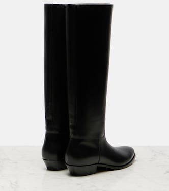 Western leather knee-high boots | The Row