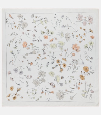 Foulard in seta con stampa | Loro Piana