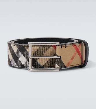 Gürtel Burberry Check aus Leder | Burberry