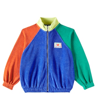 Smiling Color cotton-blend terry sweatshirt | Bobo Choses