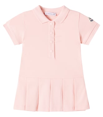 Baby cotton-blend dress | Moncler Enfant