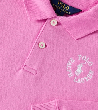 Polo in jersey di misto cotone con logo | Polo Ralph Lauren Kids