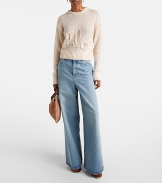 Jeans a gamba larga a vita alta | Chloé
