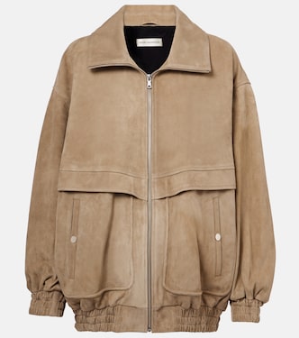 Bomberjacke Beck aus Veloursleder | Nour Hammour
