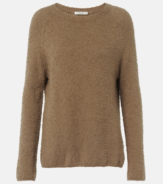 Kathy cotton bouclé sweater | The Row