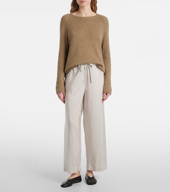 Kathy cotton bouclé sweater | The Row