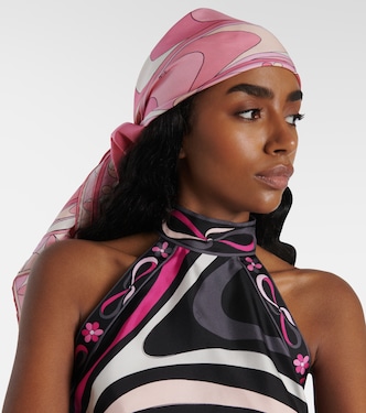 Foulard Onde Iride in twill di seta | Pucci