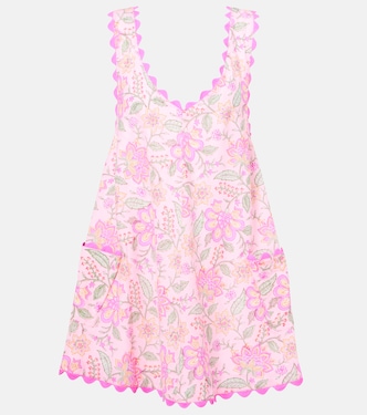 Floral printed cotton minidress | Juliet Dunn