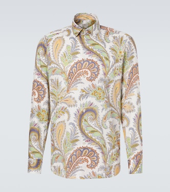 Camisa de popelín de algodón con paisley | Etro