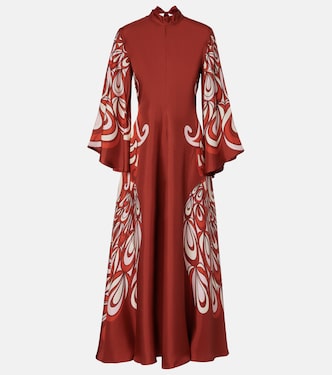 Maxikleid Magnifico aus Seiden-Twill | La DoubleJ