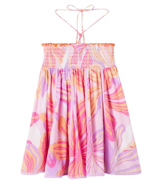 Bedrucktes Kleid Cycas | Poupette St Barth Kids