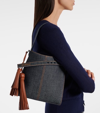 Voyou Mini denim shoulder bag | Givenchy