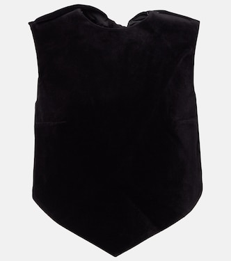 Cropped-Top aus Samt | Patou