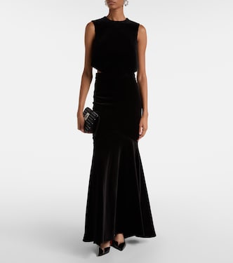 Cropped-Top aus Samt | Patou