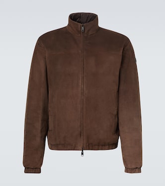 Piumino Cernay in suede | Moncler