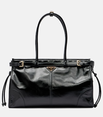 Bonnie Large leather shoulder bag | Prada