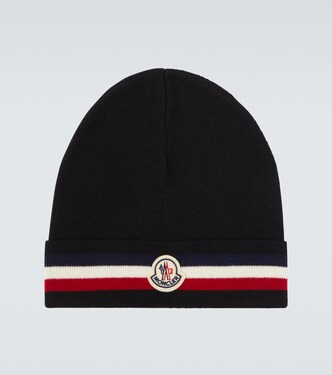Logo virgin wool beanie  | Moncler