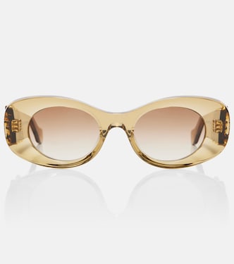 Gafas de sol ovaladas con anagrama | Loewe
