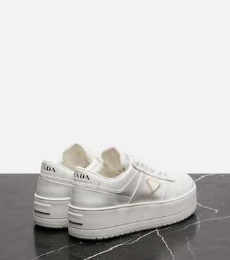 Baskets Downtown Bold en cuir | Prada