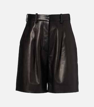 Suze leather shorts | Joseph