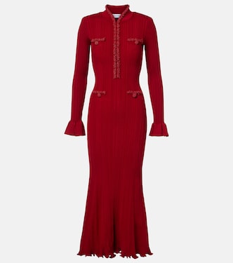 Robe midi à perles | Self-Portrait