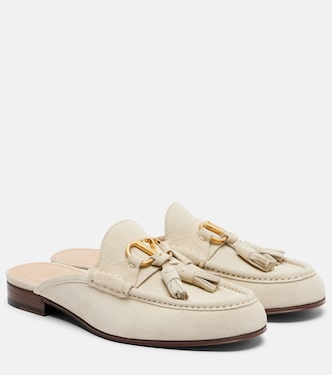 VLogo suede loafers | Valentino Garavani